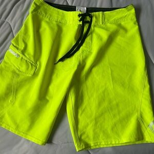 Quiksilver Neon Green Men's Swim Shorts